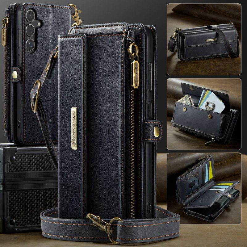 Læder Cover Samsung Galaxy S25 5g Fuld Rfid Pung