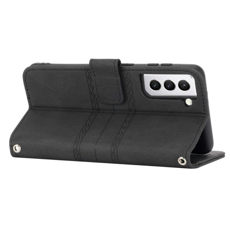 Læder Cover Samsung Galaxy S25 5g Kanter Og Snor