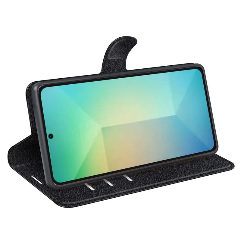 Læder Cover Samsung Galaxy S25 5g Telefon Etui Klassisk Litchi-kunstlæder