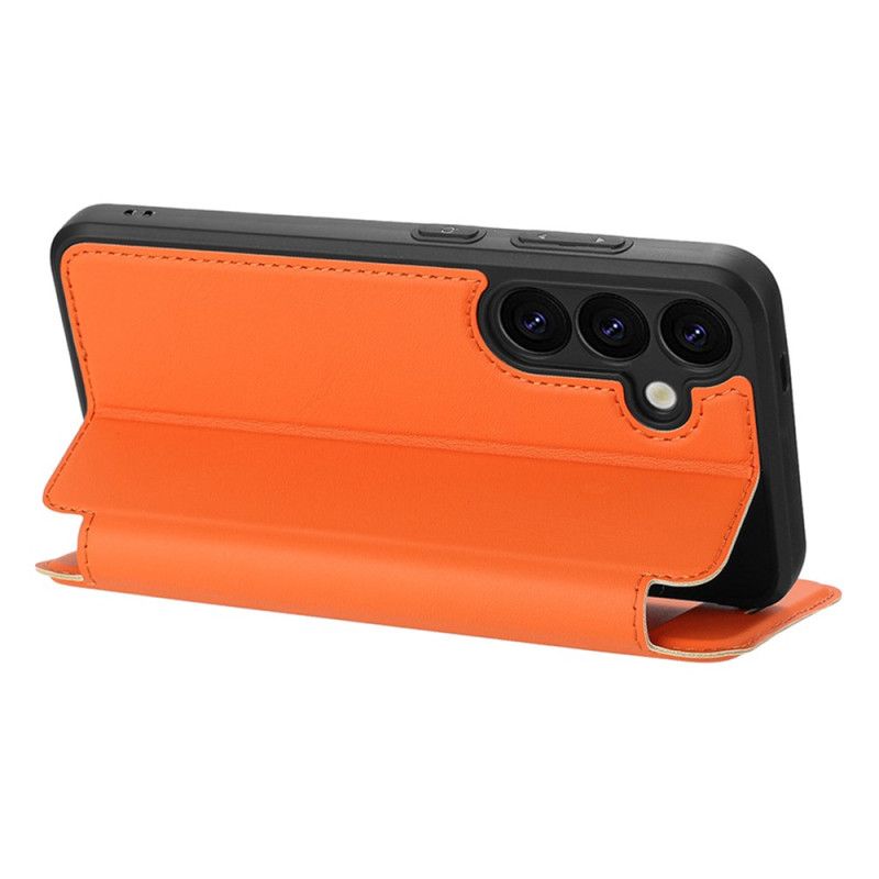 Læder Cover Samsung Galaxy S25 5g Telefon Etui Magnetisk Lukning Og Kortholdere