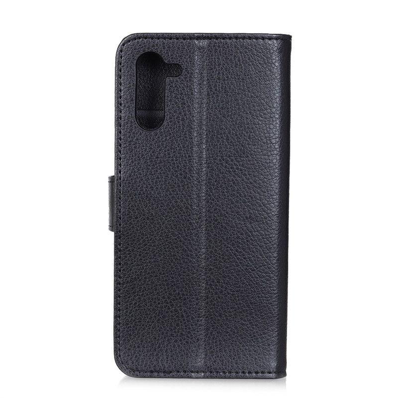 Flip Cover Læder Realme X50 Pro Traditionelt Litchi Beskyttelse