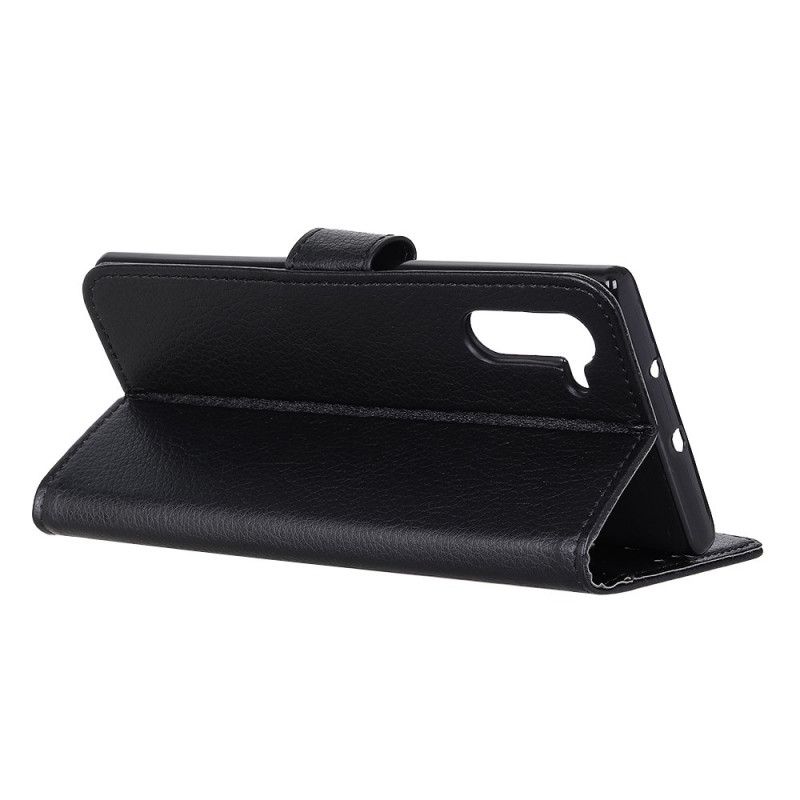 Flip Cover Læder Realme X50 Pro Traditionelt Litchi Beskyttelse