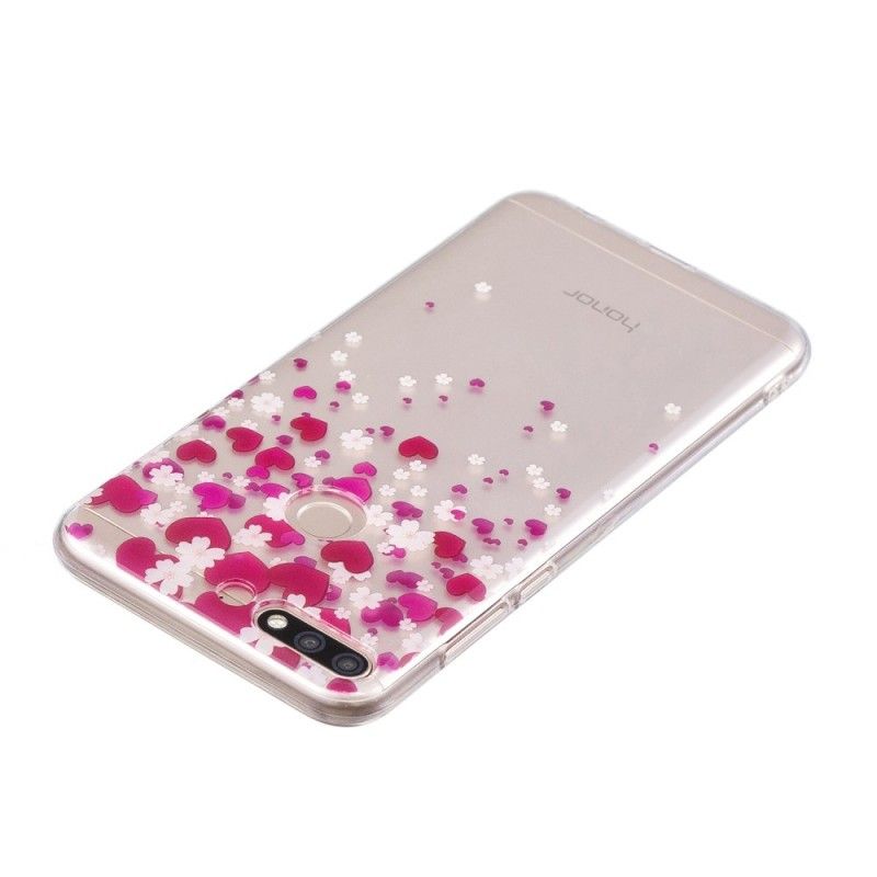 Cover Huawei Y7 2018 Hjerteregn