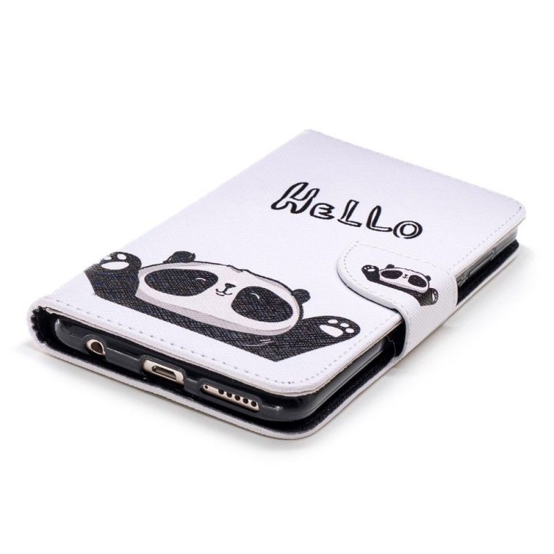 Flip Cover Læder Huawei Y7 2018 Hej Panda