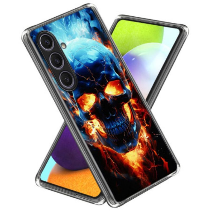 Cover Samsung Galaxy S25 Plus 5g Flammende Kranie