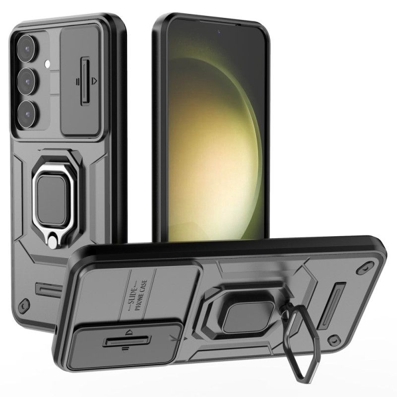 Cover Samsung Galaxy S25 Plus 5g Holdbar Ring Med Linsebeskytter