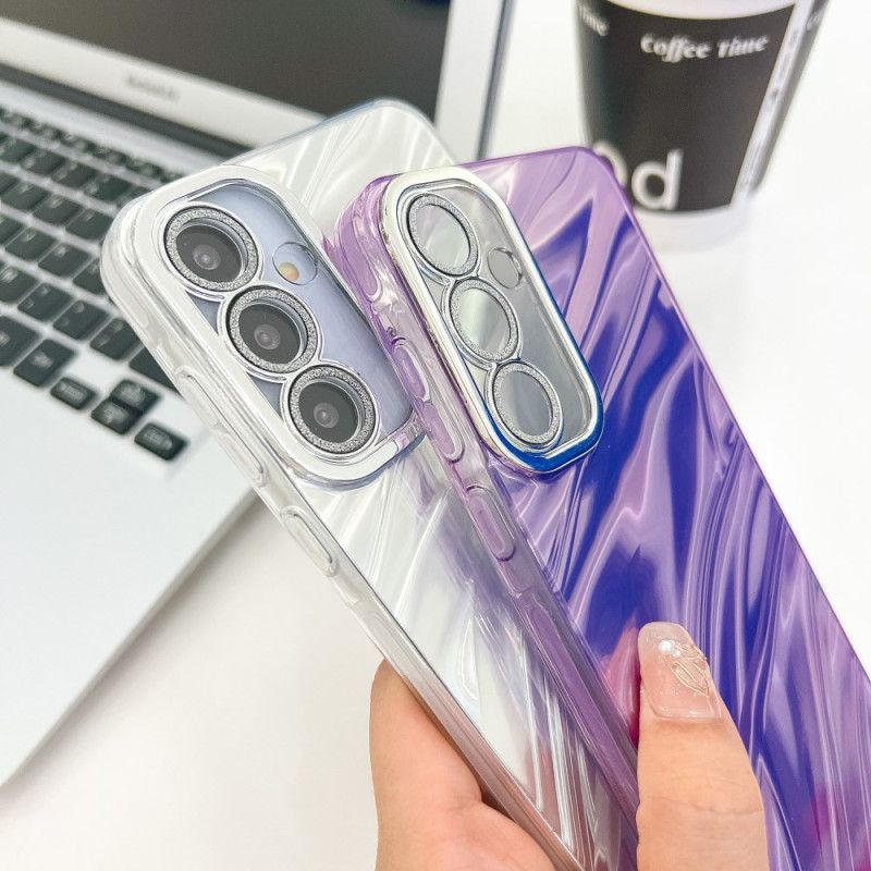 Cover Samsung Galaxy S25 Plus 5g Metallisk Effektvariation Med Linsebeskytter