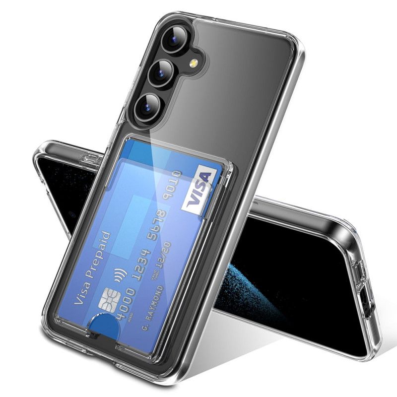 Cover Samsung Galaxy S25 Plus 5g Telefon Etui Klar Kortholder