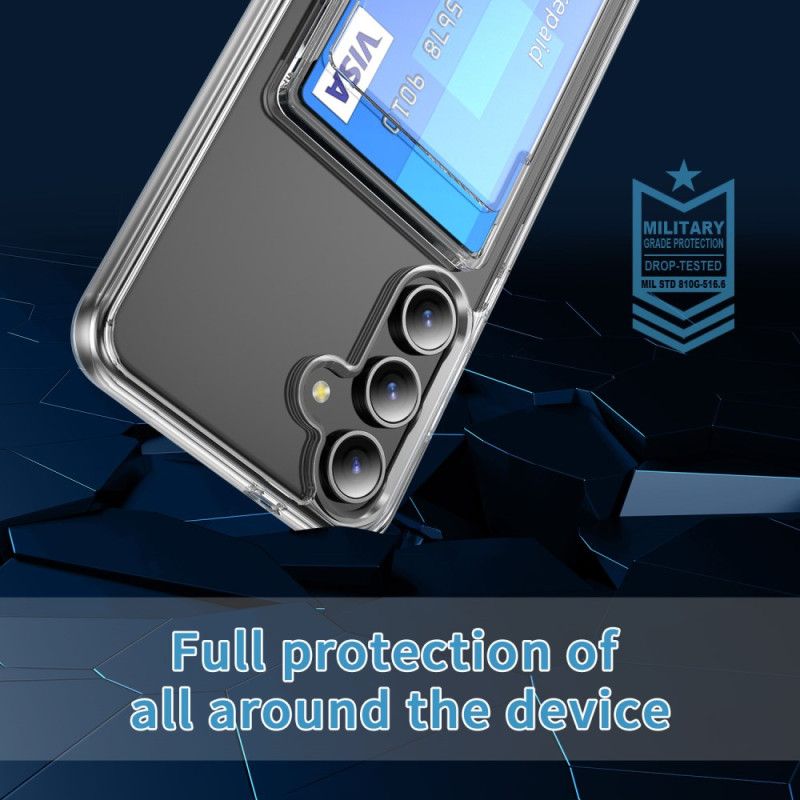 Cover Samsung Galaxy S25 Plus 5g Telefon Etui Klar Kortholder
