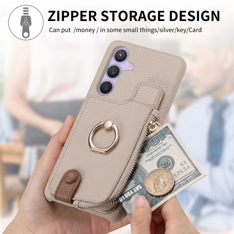 Cover Samsung Galaxy S25 Plus 5g Telefon Etui Pung Med Magnetisk Stativ