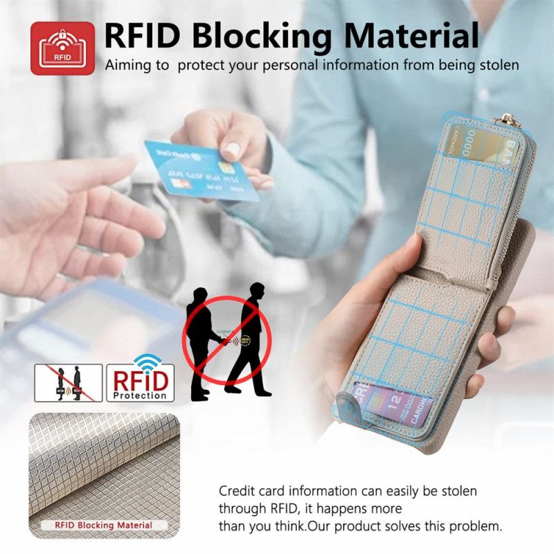 Cover Samsung Galaxy S25 Plus 5g Telefon Etui Pung Med Magnetisk Stativ