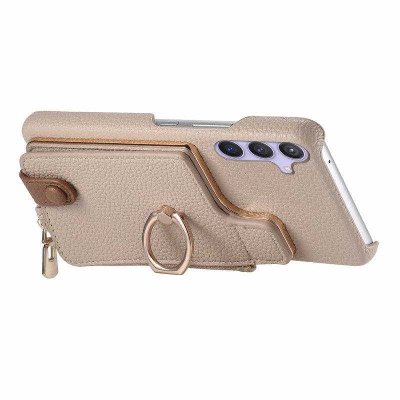 Cover Samsung Galaxy S25 Plus 5g Telefon Etui Pung Med Magnetisk Stativ