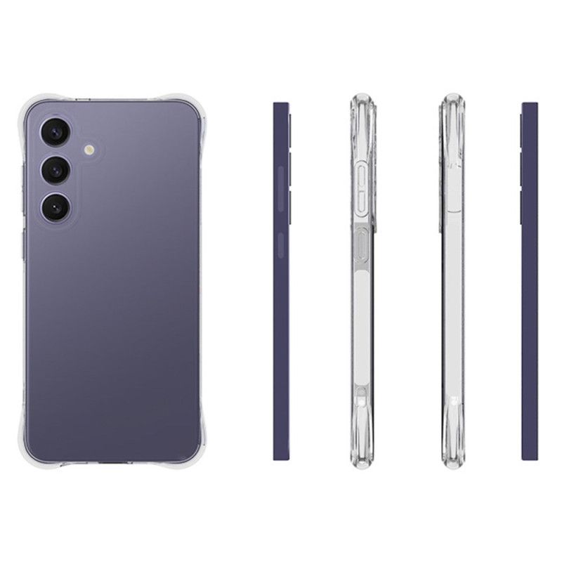 Cover Samsung Galaxy S25 Plus 5g Transparent Forstærket Og Skridsikker