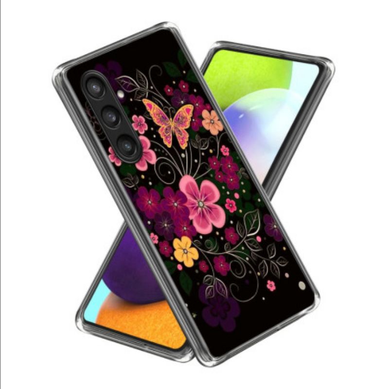Cover Til Samsung Galaxy S25 Plus 5g Små Blomster