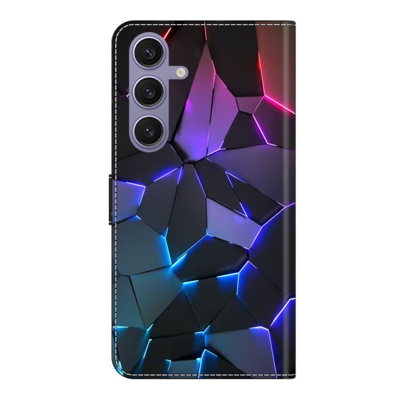 Flip Cover Samsung Galaxy S25 Plus 5g Blå Revner