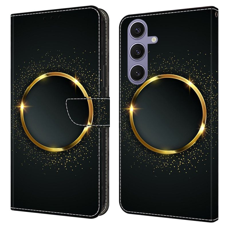 Flip Cover Samsung Galaxy S25 Plus 5g Guldcirkel