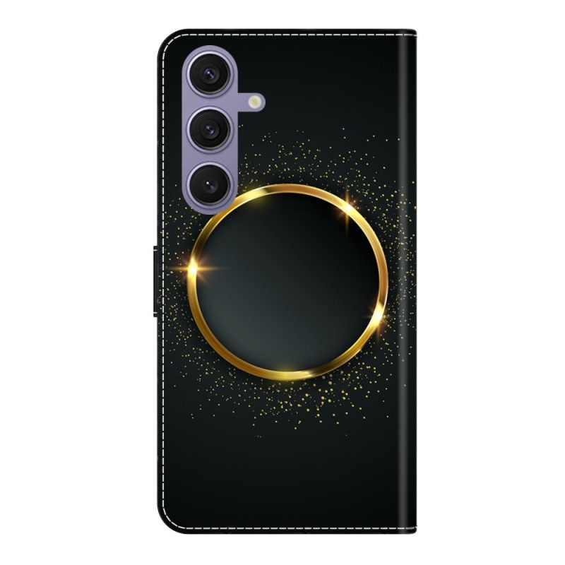 Flip Cover Samsung Galaxy S25 Plus 5g Guldcirkel