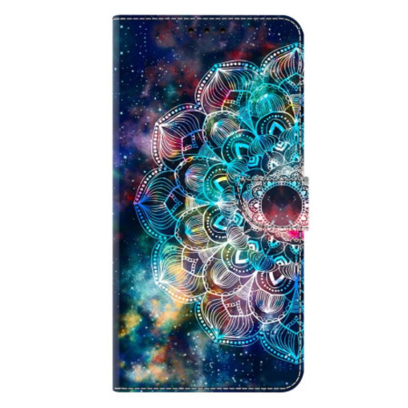 Flip Cover Samsung Galaxy S25 Plus 5g Gyroskopisk Mønster
