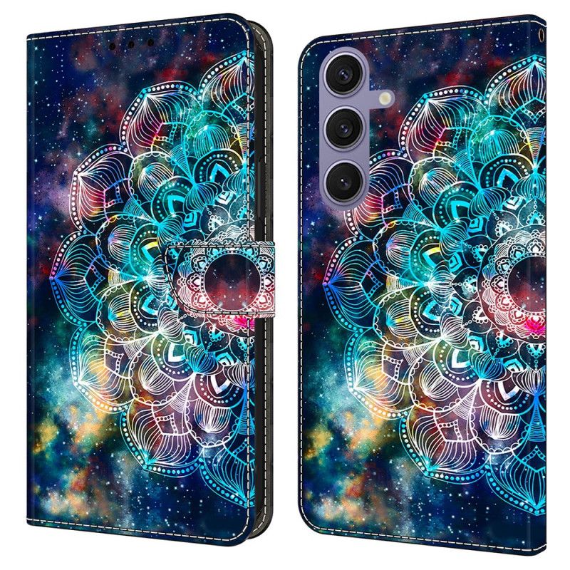Flip Cover Samsung Galaxy S25 Plus 5g Gyroskopisk Mønster