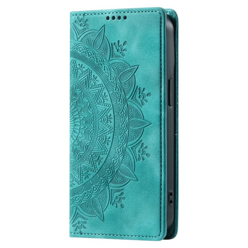 Flip Cover Samsung Galaxy S25 Plus 5g Mandala-ruskindseffekt