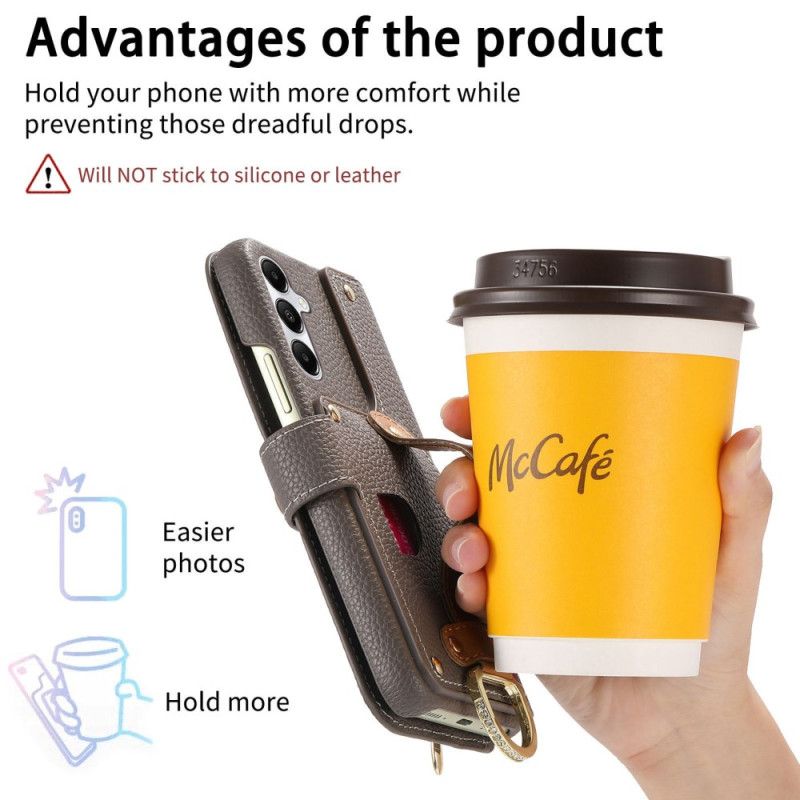 Flip Cover Samsung Galaxy S25 Plus 5g Pung Med Lynlås