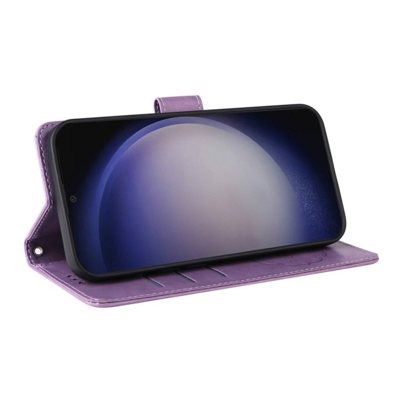 Flip Cover Samsung Galaxy S25 Plus 5g Små Blomster