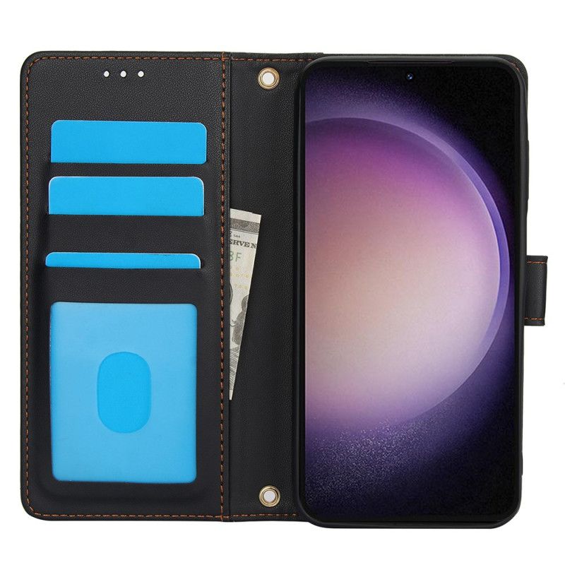 Læder Cover Samsung Galaxy S25 Plus 5g Lædermodel Med Rem