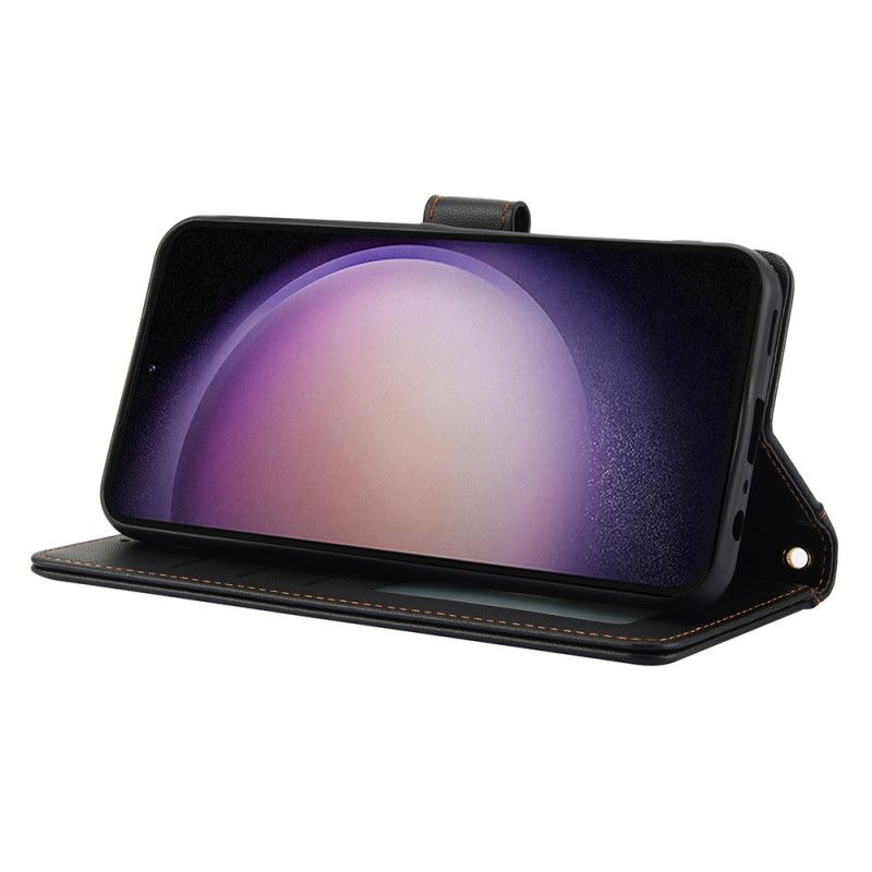 Læder Cover Samsung Galaxy S25 Plus 5g Lædermodel Med Rem