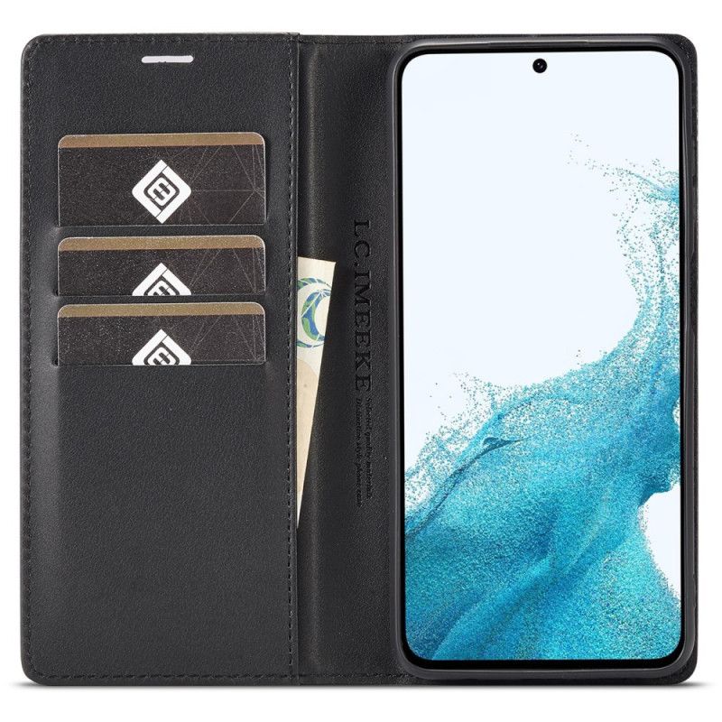 Læder Cover Samsung Galaxy S25 Plus 5g Rød Linje Lc.imeeke