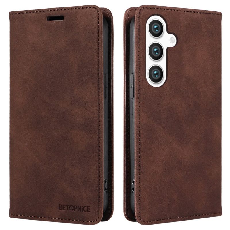 Læder Cover Samsung Galaxy S25 Plus 5g Telefon Etui Betopnice