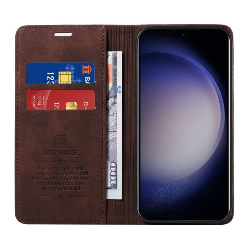 Læder Cover Samsung Galaxy S25 Plus 5g Telefon Etui Betopnice