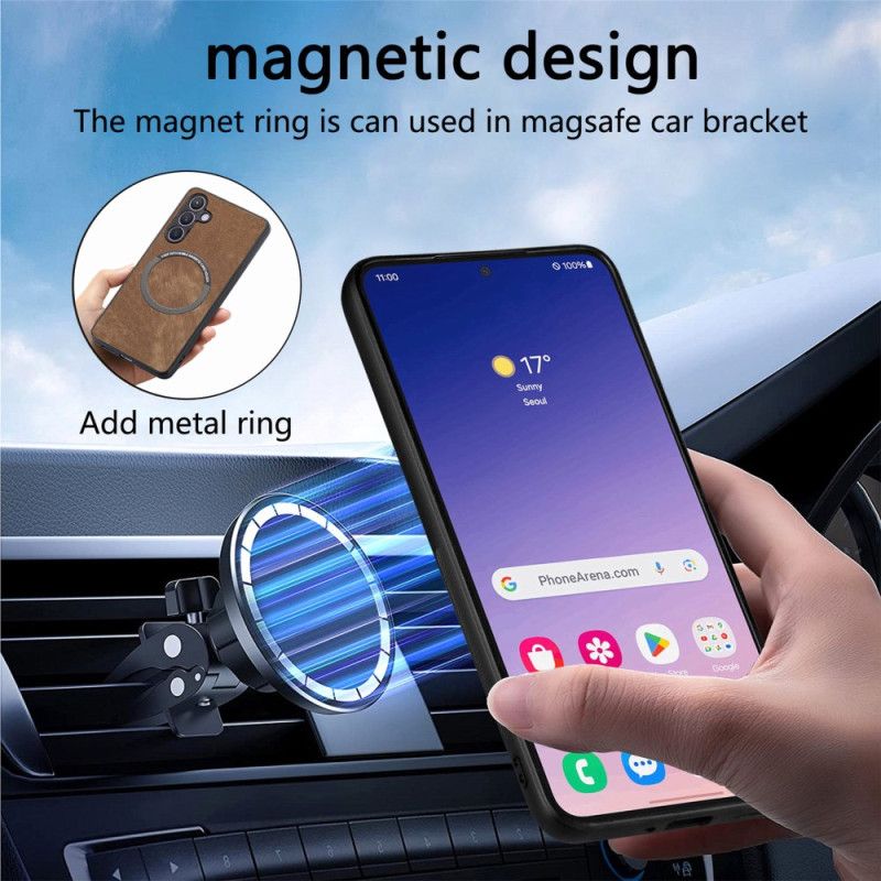 Læder Cover Samsung Galaxy S25 Plus 5g Telefon Etui Caseneo