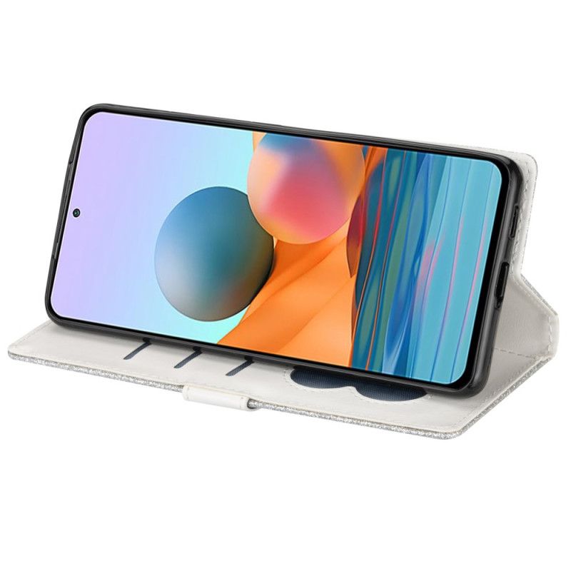 Læder Cover Samsung Galaxy S25 Plus 5g Telefon Etui Møntpung Med Pailletter