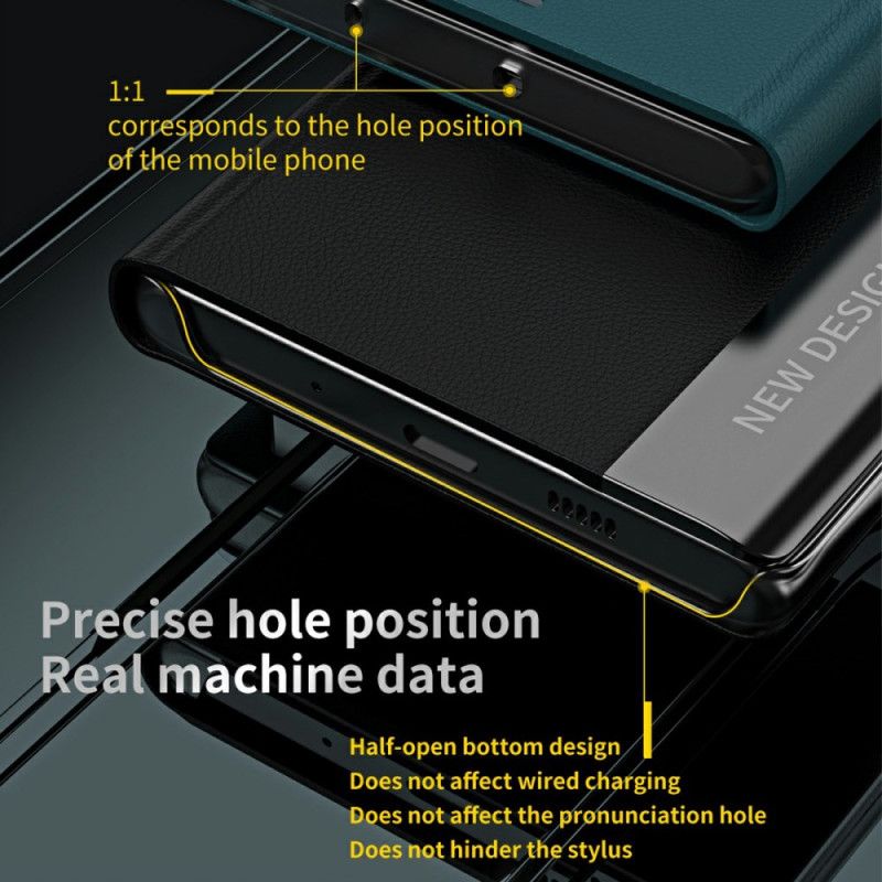 Læder Cover Samsung Galaxy S25 Plus 5g Telefon Etui Nyt Design