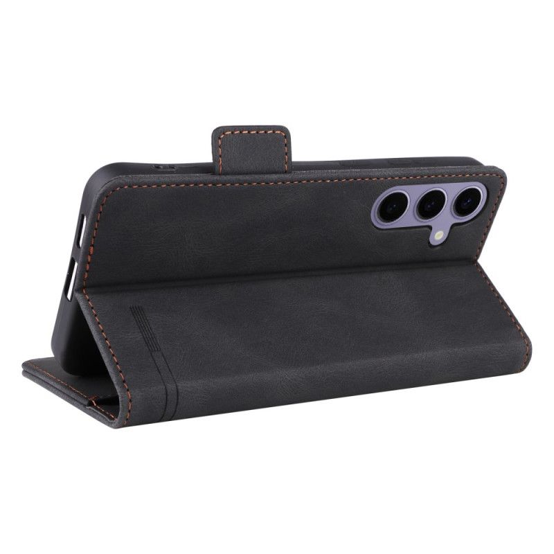 Læder Cover Samsung Galaxy S25 Plus 5g Telefon Etui Retro