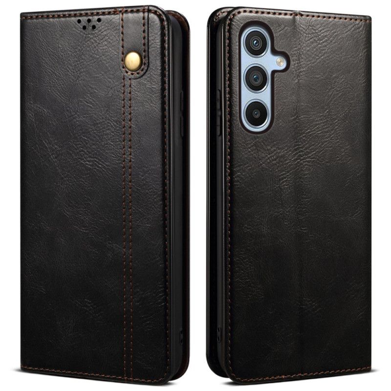 Læder Cover Samsung Galaxy S25 Plus 5g Telefon Etui Vokset Kunstlæder