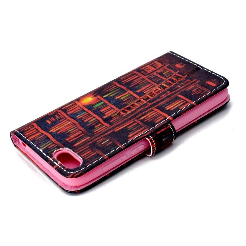 Flip Cover Huawei Y5 2018 Mobilcover Bibliotek