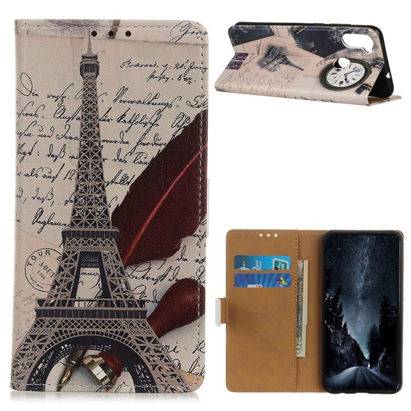 Flip Cover Samsung Galaxy M11 Mobilcover Digterens Eiffeltårn