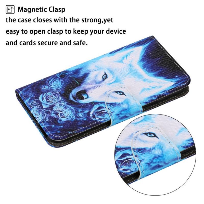 Flip Cover Samsung Galaxy M11 Mobilcover Hvid Ulv