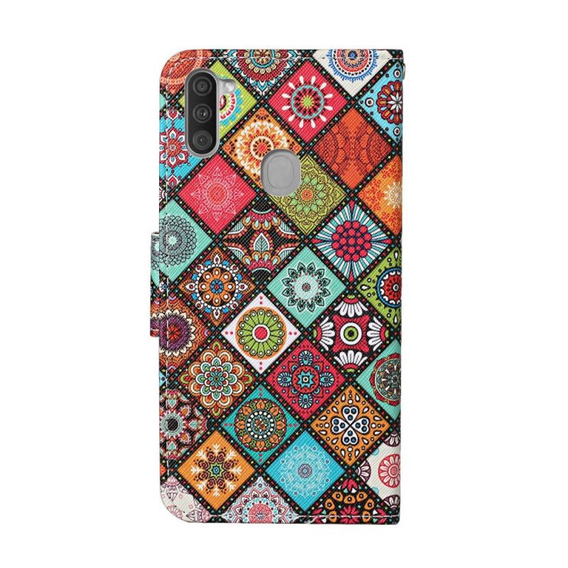 Flip Cover Samsung Galaxy M11 Mobilcover Patchworkmandalaer Med Rem