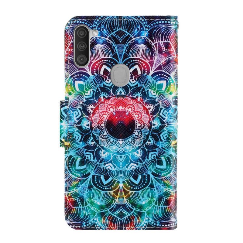 Flip Cover Samsung Galaxy M11 Mobilcover Prangende Mandala Med Rem