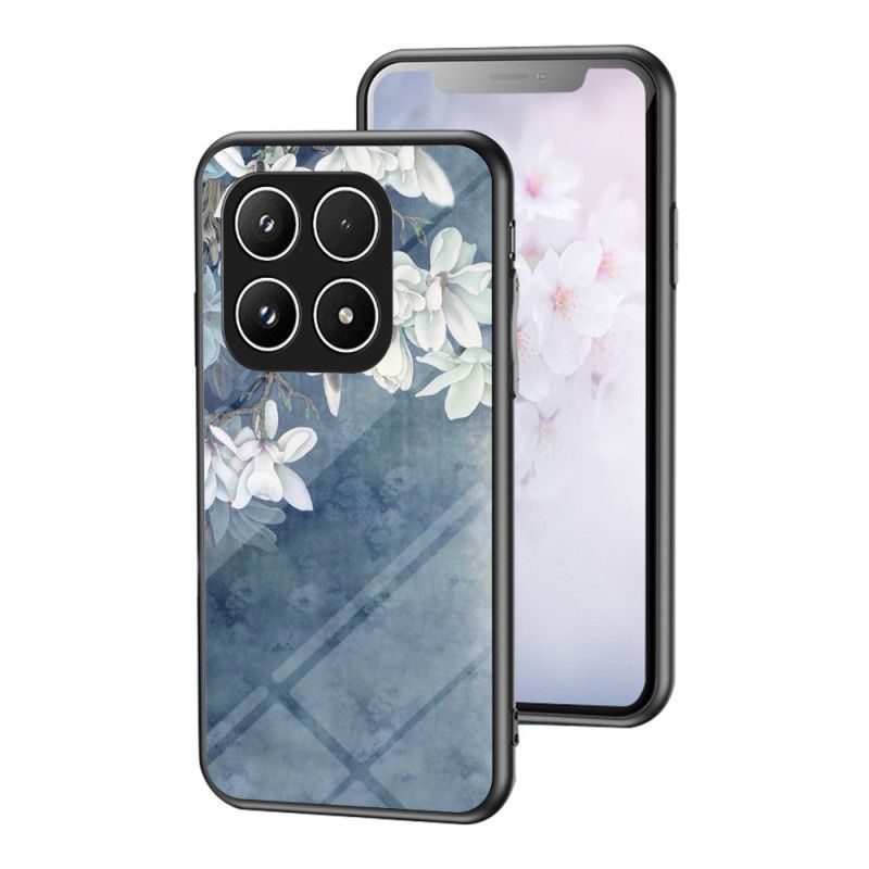 Cover Xiaomi 17 Blomstermønster I Hærdet Glas
