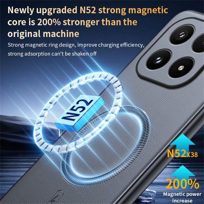 Cover Xiaomi 17 Magsafe Læderstil