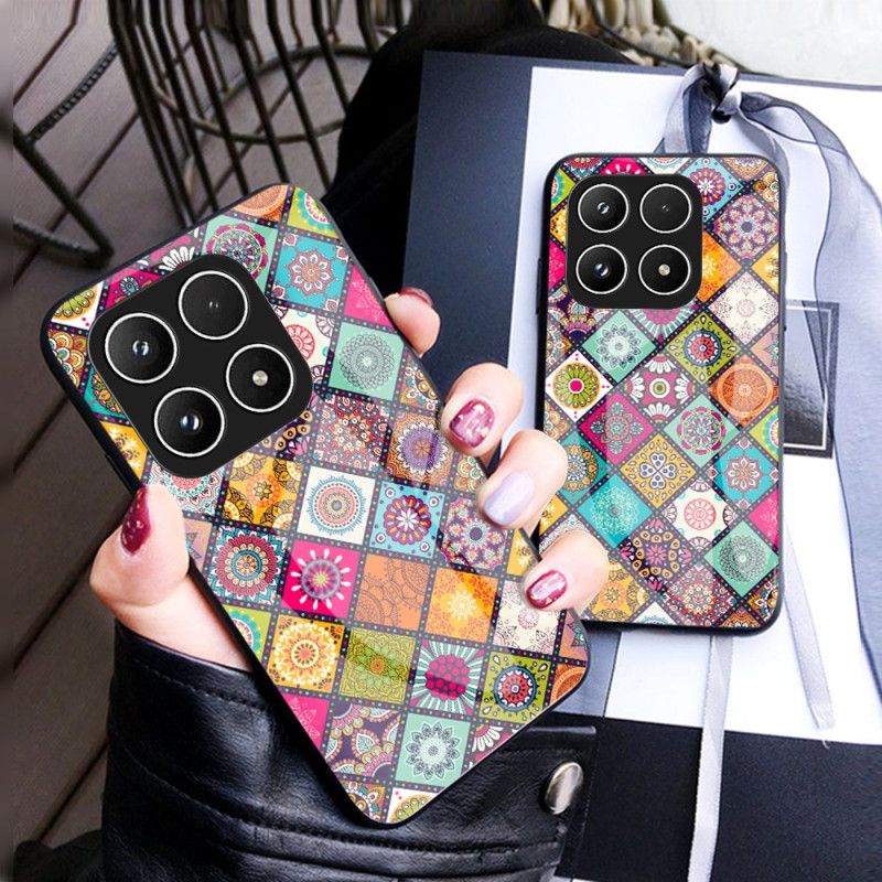 Cover Xiaomi 17 Patchwork-stativ Med Rem
