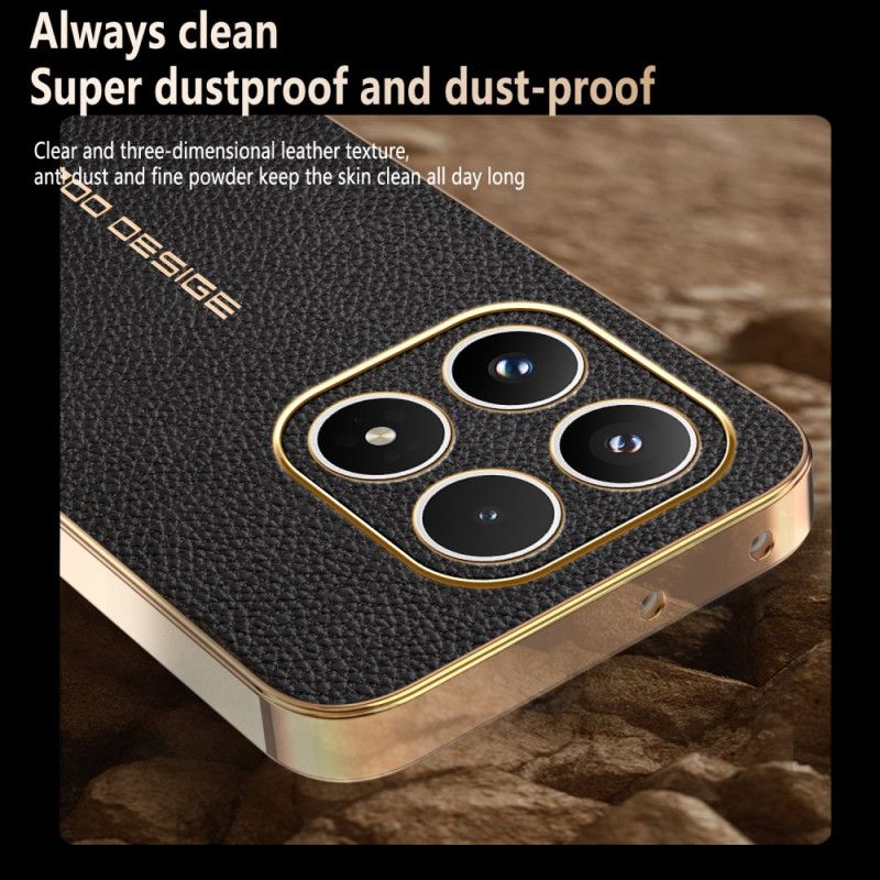 Cover Xiaomi 17 Ridsefast Litchi-tekstur