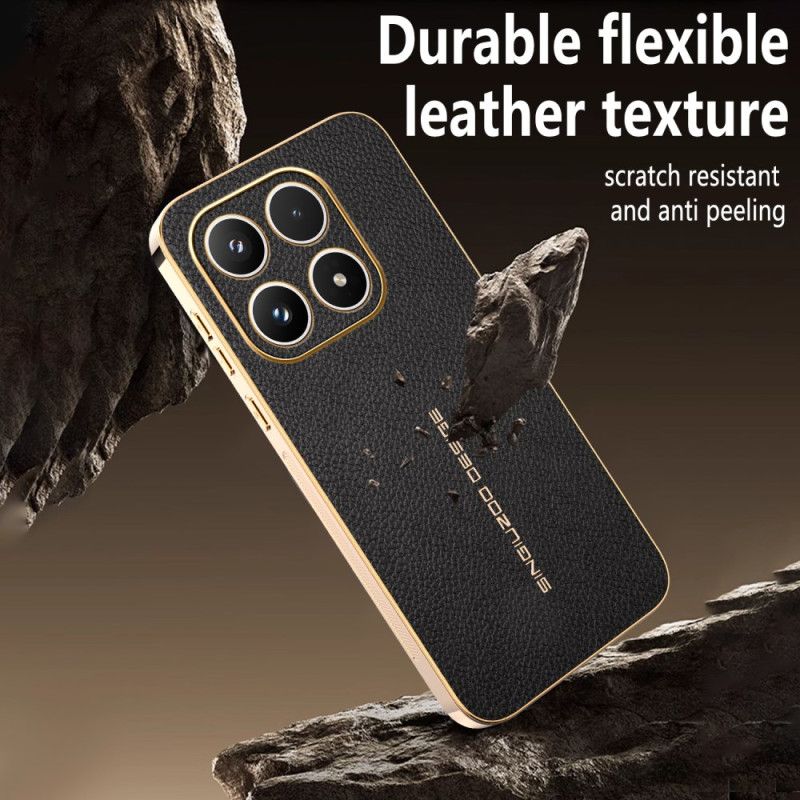 Cover Xiaomi 17 Ridsefast Litchi-tekstur