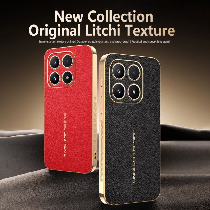 Cover Xiaomi 17 Ridsefast Litchi-tekstur