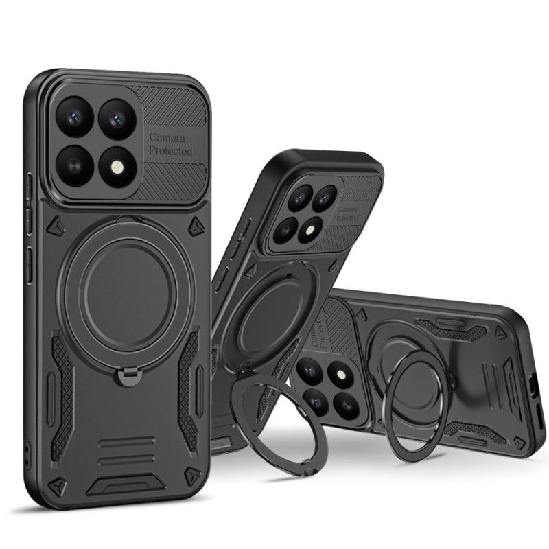 Cover Xiaomi 17 Telefon Etui Magnetisk Med Roterende Støtteben