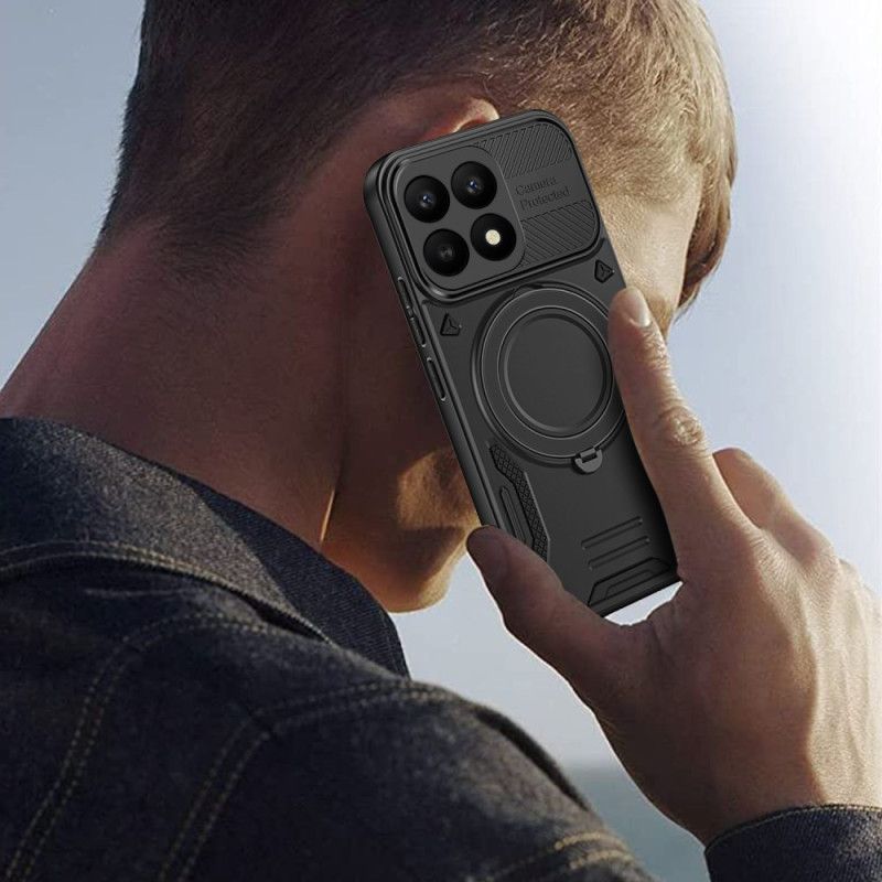 Cover Xiaomi 17 Telefon Etui Magnetisk Med Roterende Støtteben