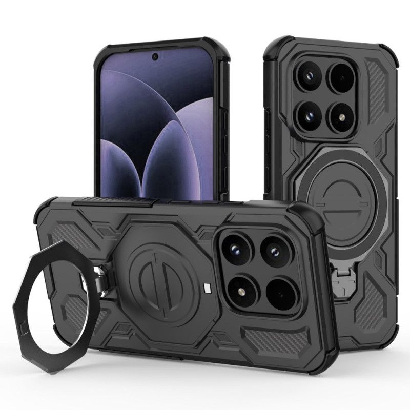 Cover Xiaomi 17 Telefon Etui Magnetisk Og Roterende Metalstativ